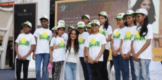 Sonakshi Sinha with kids from Smile Foundation